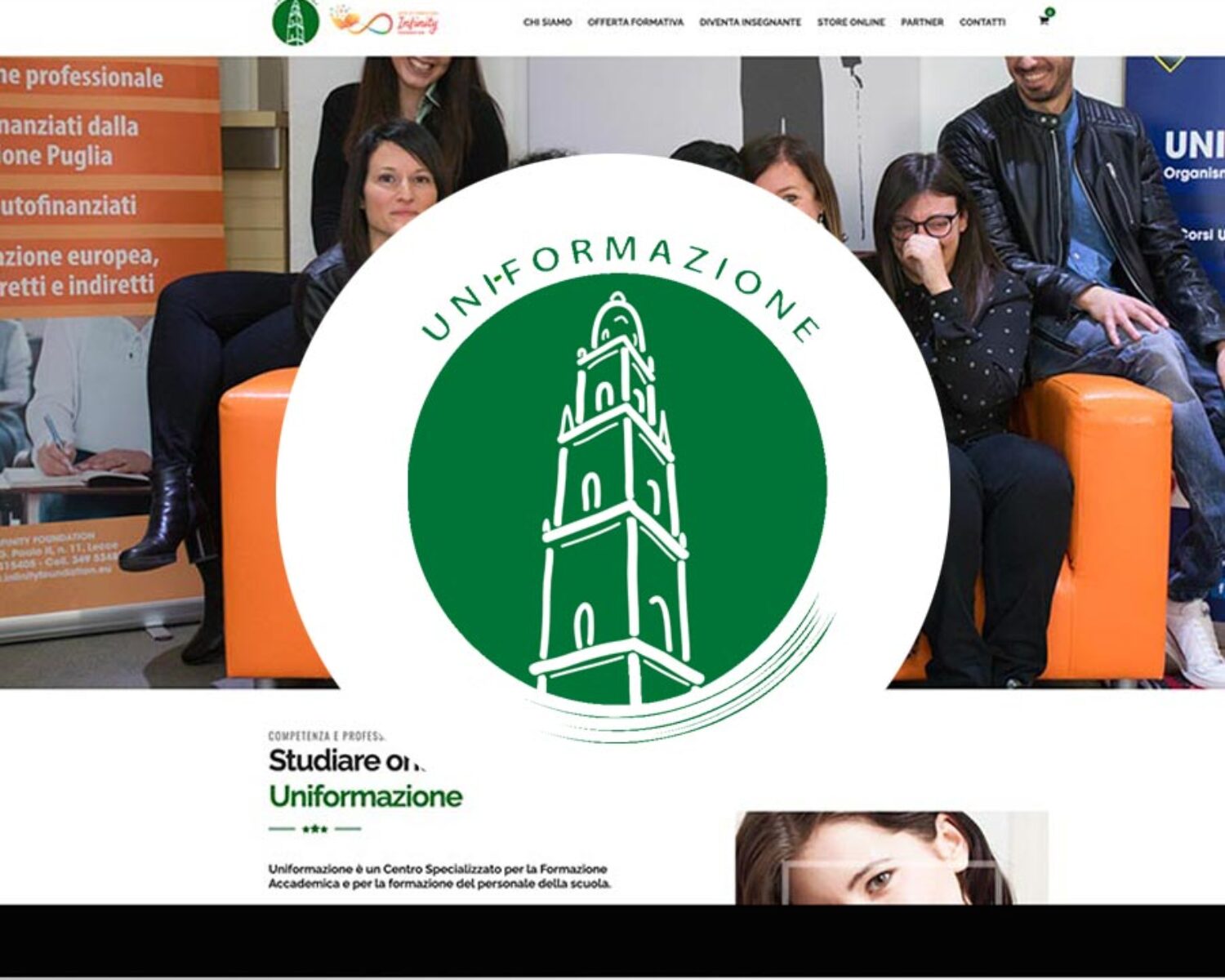 Sito Uniformazione Ente di Formazione Lecce Mood comunicazione