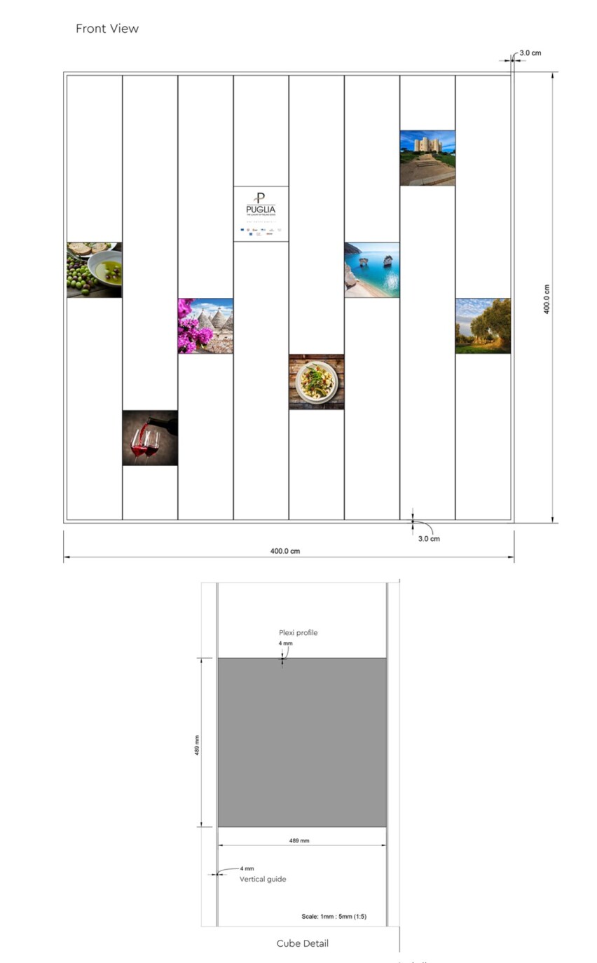 vietnam fashion week main cube display