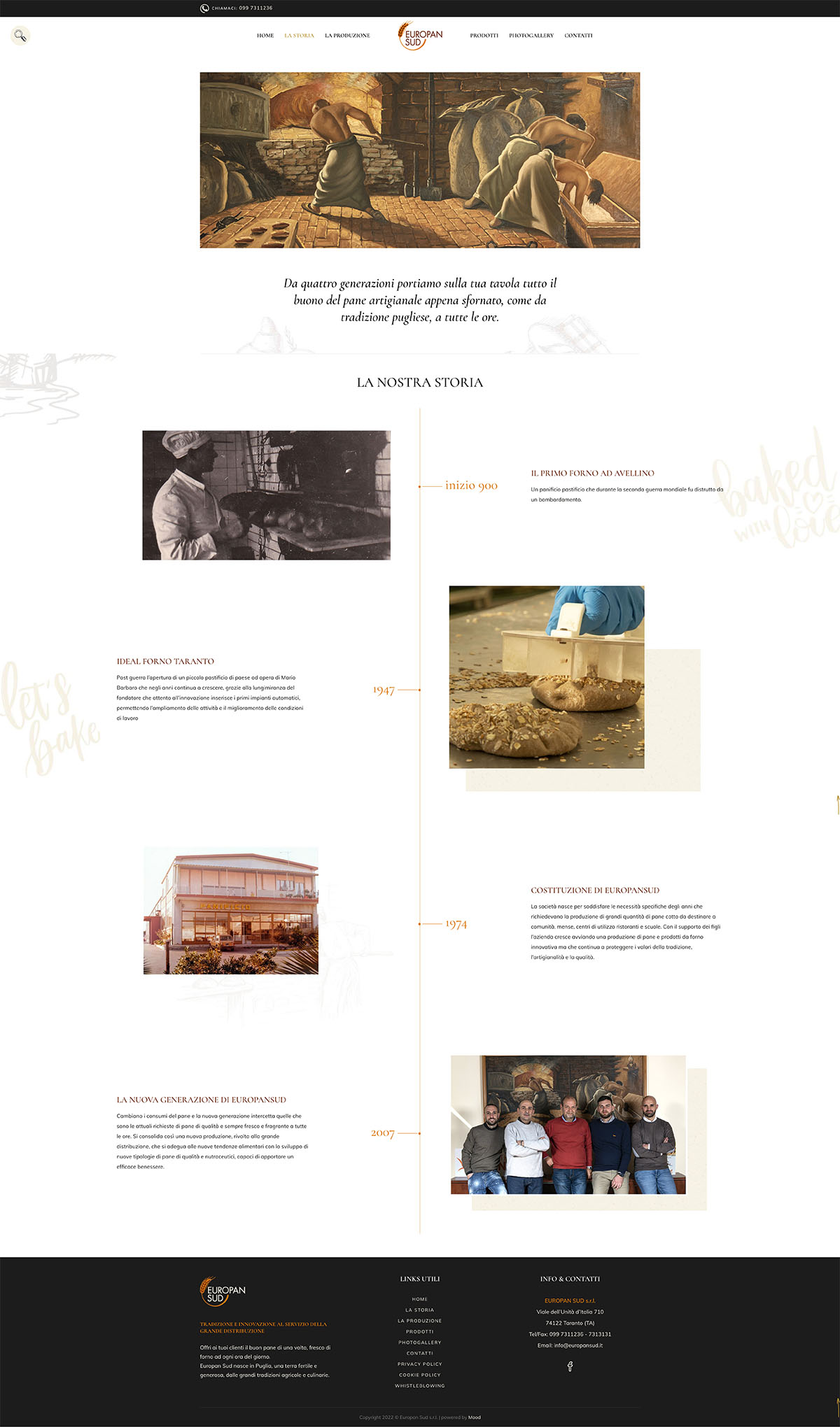 europan sud sito pagina storia